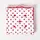 Homescapes Bodenkissen Rot Herzen 40 x 40 cm Rot