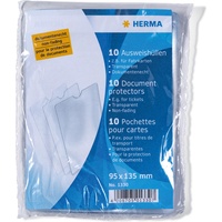 Herma Herma, Ausweishülle PP, 1-fach, 95 x 135 mm, Kleinpackung dokumentenecht, transparent, reißfest, Griffauss