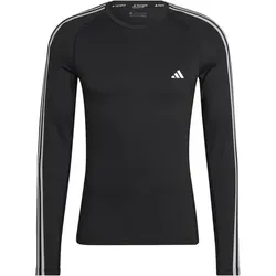 ADIDAS Herren Shirt Techfit 3-Streifen Training, BLACK, S