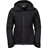 Jack Wolfskin Damen ARGON STORM JACKET W wasserdichte Winterjacke, black, L