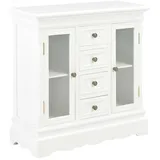 vidaXL Sideboard 70 x 28 x 70 cm Weiß
