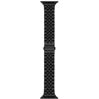 Michael Kors Armband kompatibel mit Apple Watch, 38/40/41 mm:42/44/45/49 mm20 mm Schwarz Edelstahl, MKS8056E
