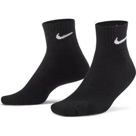 Nike Everyday Cushioned Knöchelsocken 3er Pack schwarz/weiß 38-42