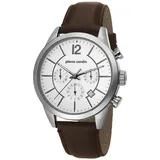 Pierre Cardin TROCA CHRONO Herrenuhr PC106591F02 - Braun/Weiß