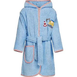 Playshoes Frottee-Bademantel Bagger bleu | blau