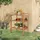 Outsunny Pflanztisch 76 x 37 x 89 cm Braun