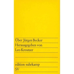 Über Jürgen Becker - Jürgen Becker  Taschenbuch