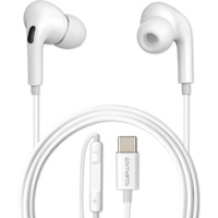 4smarts Active In-Ear Stereo Headset USB Type-C Melody Digital Basic Kopfhörer im Ohr Anrufe/Musik USB Typ-C Weiß