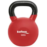 Softee Neoprene 32kg Kettlebell - Red - 32 kg