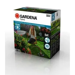 Gardena Sprinklersystem Start-Set für Garten-Pipeline (8270-20)