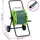 vidaXL Schlauchwagen 30 m PVC Grün