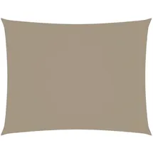 vidaXL Sonnensegel Oxford-Gewebe Rechteckig 3,5x5 m Taupe