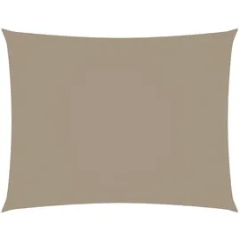 vidaXL Sonnensegel Oxford-Gewebe Rechteckig 3,5x5 m Taupe