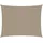 vidaXL Sonnensegel Oxford-Gewebe Rechteckig 3,5x5 m Taupe