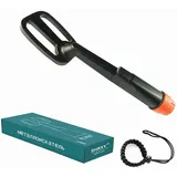 Unterwasser Metalldetektor Puls Pinpointer Induktion Tauchen Schatz Wasserdicht Metalldetektor Handspule Metallfinder... (Schwarz)