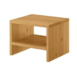 Erst-Holz Nachttisch Beistelltisch modern Kiefer massiv in Eicheton gebeizt 90.20-K5E