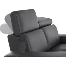 Home Affaire Ecksofa Kilado Kunstleder L-Form 3-Sitzer Schwarz