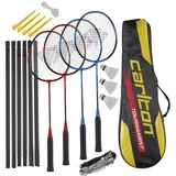 Dunlop Badmintonschläger Set Black/Blue/Red
