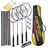 Dunlop Badmintonschläger Set Black/Blue/Red
