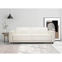 3-Sitzer DOREL HOME "Allie Schlafsofa 225 cm", beige (creme), B:225cm H:82cm T:84cm, 100% Polyester, Sofas, Bett-Funktion (108/190cm), trendiger Cord o. pflegeleichter Velours