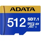 A-Data ADATA 512 GB, Speicherkarte Premier Extreme microSDXC SD7.1 Express V30 Class 10,