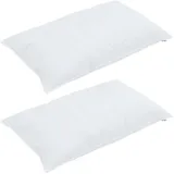vidaXL KopfKissen 40 x 80 cm Weiß
