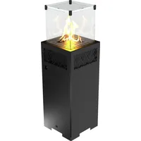 Hitze Gas-Terrassenheizung FUENTE Q V 5,7 kW schwarz Gasheizung