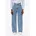 Weite Jeans 100 recycelte Baumwolle Non Stretch blau 29/30