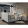 Lomadox Boxspringbett 180x200 cm, mit TV-Halterung, elektrisch verstellbar, Hotelbett in schlamm DURAZNO-09 - Beige