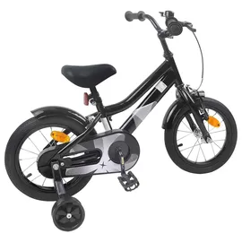 vidaXL Kinderfahrrad 12 Zoll schwarz