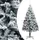 vidaXL Künstlicher Weihnachtsbaum Beschneit Grün 210 cm