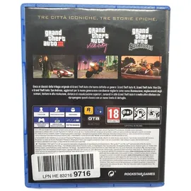 Grand Theft Auto The Trilogy Definitive Edition PS4 PLAYSTATION 4