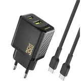DUDAO USB-C auf USB-A 2 m Schwarz