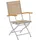 Merxx Naxos Klappsessel 65 x 58,5 x 110,5 cm silber/grau 2 St.