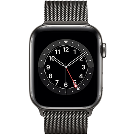 Apple Watch Series 6 GPS + Cellular 44 mm Edelstahlgehäuse graphit 