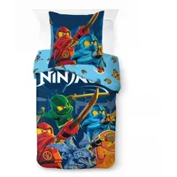 LEGO® Kinderbettwäsche LEGO Ninjago Kinderbettwäsche-Set Abenteuer für kleine Ninja-Fans weiß