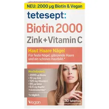 Merz Biotin 2000 Zink+ Vitamin C Tabletten 30 St.