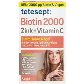 Merz Biotin 2000 Zink+ Vitamin C Tabletten 30 St.