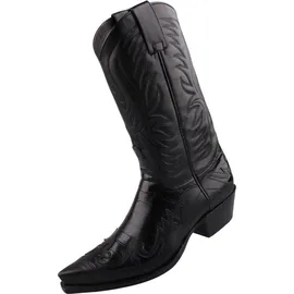 Sendra Boots 3241 Herren Cowboy-Stiefel Schwarz, - Schwarz - 43