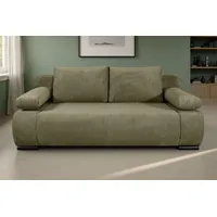Collection AB Schlafsofa Polyester 2-Sitzer Grün
