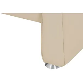 HIMOLLA Ledersofa 6001 ¦ beige ¦ Maße (cm): B: 173 T: 86.0