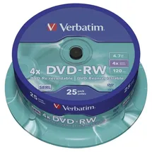 Verbatim DVD-RW 4,7GB 4x 25 St.