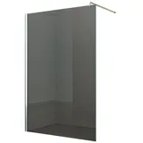 fa-bausysteme Walk-In Glas Dusche Grauglas 90 cm
