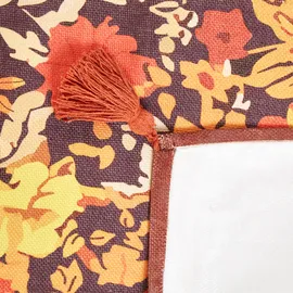 Beliani Picknickdecke DILBAR Hellrot 150 x 200 cm