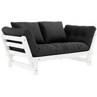 Karup Design, Beat, Schlafsofa, Gestell: Weiß, Matratzen: Dunkelgrau