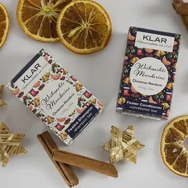 Klar Seifen fester Weihnachtsconditioner Christmas Mandarin