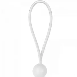 Bradas Spanngummi Set 10 Stück 20 cm Weiß