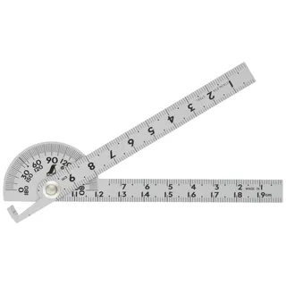 Shinwa® Winkelmesser Made in Japan - Edelstahl, Metall, Aluminum - Winkelmesser - Messwerkzeug
