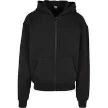 URBAN CLASSICS Ultra Heavy Reißverschlusspullover Black XL