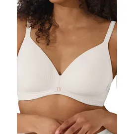 LISCA Schalen BH ohne Bügel Laura 020327 Gr. 75A in White - 75A